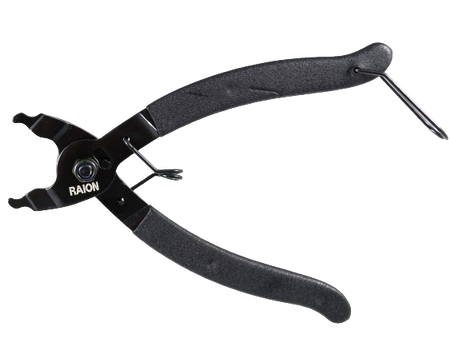SZCZYPCE DO SPINANIA I ROZPINANIA ŁAŃCUCHA RAION UNIWERSALNE CZARNE