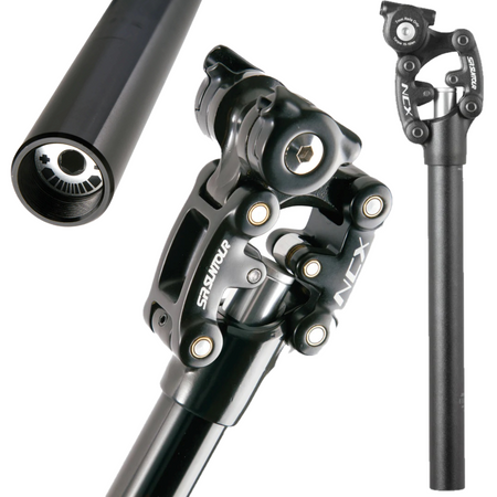 Wspornik siodła SUNTOUR NCX alu 27.2x350 mm czarny