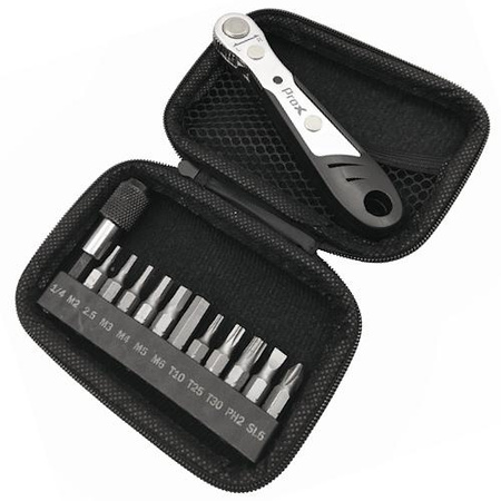 Multitool PROX Zestaw Kluczy Rowerowych GRZECHOTKA KIESZONKOWA 110MM KIT-17