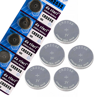 Litowe Baterie CR2032 3V komplet 5 sztuk blister