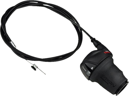 Manetka Shimano NEXUS 7 Dźwignia Przerzutki Obrotowa Kompletna Linka CJNX10