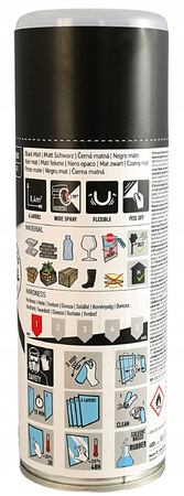 MASTON GUMA W SPRAYU CZARNY MAT 400 ml