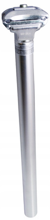 Sztyca Wspornik Siodła 31,6 x 400 mm Srebrny ZOOM