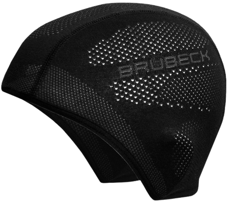 Termoaktywna czapka treningowa BRUBECK na rower SM