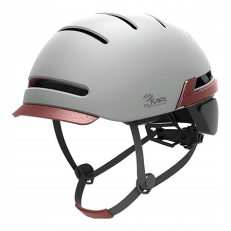 MFI INTELIGENTNY KASK ROWEROWY E-ROAD ADV POPIEL