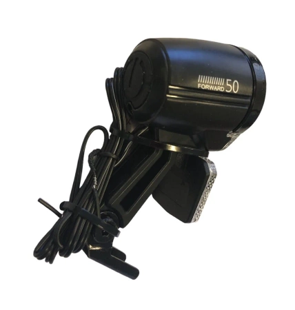 LAMPA ROWEROWA PRZEDNIA NA DYNAMO Z CZUJNIKIEM ZMIERZCHU PODWÓJNA SOCZEWKA