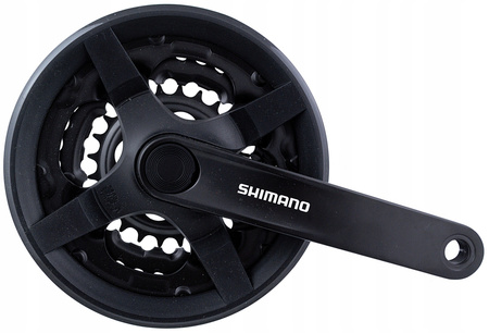 SHIMANO TY301 48/38/28 Mechanizm korbowy TREKKING
