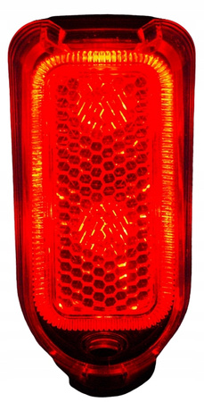 XC231 LAMPKA ROWEROWA LED Z ODBLASKIEM NA BŁOTNIK