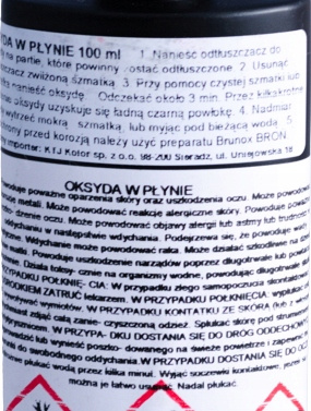 BRUNOX ZESTAW DO CZYSZCZENIA BRONI+OKSYDA DO BRONI