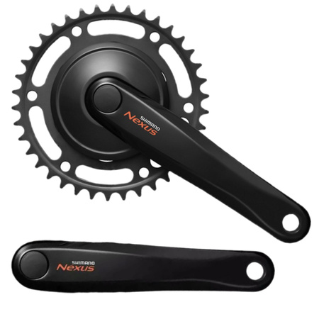 MECHANIZM KORBOWY 38 ZĘBÓW ALUMINIOWY SHIMANO NEXUS KORBA 170mm FC-C6000