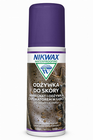 Nikwax Conditioner for Leather 125ml Impregnat do Skóry Licowej Aplikator
