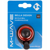 M-WAVE DZWONEK ROWEROWY BELLA ALUMINIOWY CZERWONY
