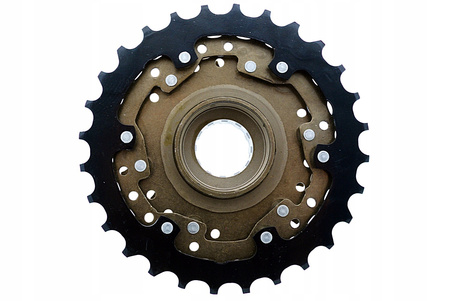 Wolnobieg Shimano MF-TZ500 6 - RZĘDOWY NAKRĘCANY