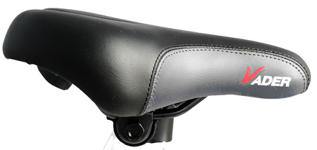 VADER Siodełko Rowerowe Dziecięce Junior + JARZEMKO Czarno-Szare