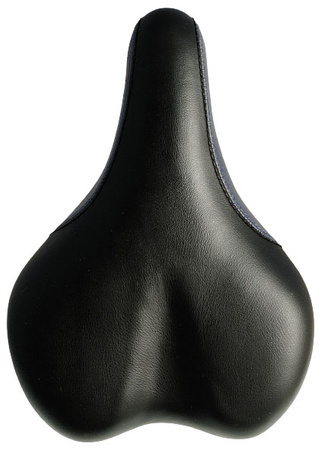 VADER Siodełko Rowerowe Dziecięce Junior + JARZEMKO Czarno-Szare