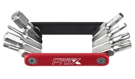 Multitool Rowerowy 9 Funkcji Zestaw Kluczy Kieszonkowy PROX PREMIUM LINE 9F