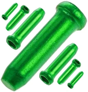 PROX Aluminiowa końcówka linki ZIELONA