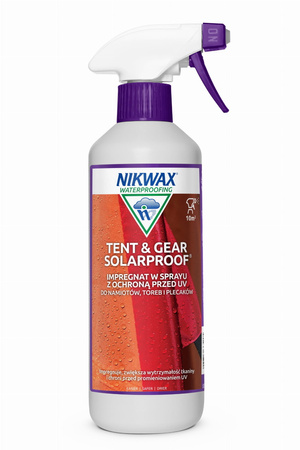 NIKWAX SolarProof Impregnat Namioty Plecaki Ochrona UV 500ml Spray