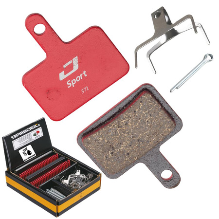 Klocki hamulcowe półmetaliczne Shimano B05S Tektro Clarks Promax Jagwire