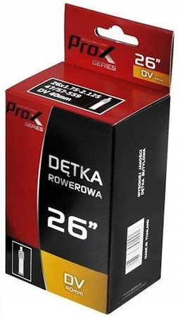 Dętka 26 x 1,75/1,95/2,125 DV 40mm ROWEROWY PROX