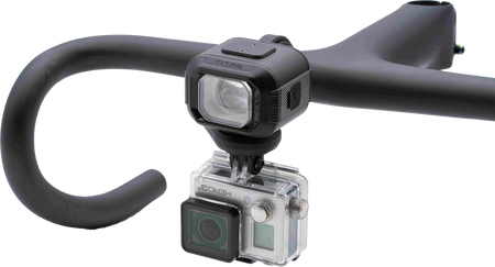 Lampka Rowerowa Przednia MOON TITAN MAX 1700 lm Z Uchwytem GoPro ARMY GREEN