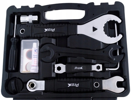 PROX ZESTAW NARZĘDZI KLUCZY ROWEROWYCH WALIZKA 26