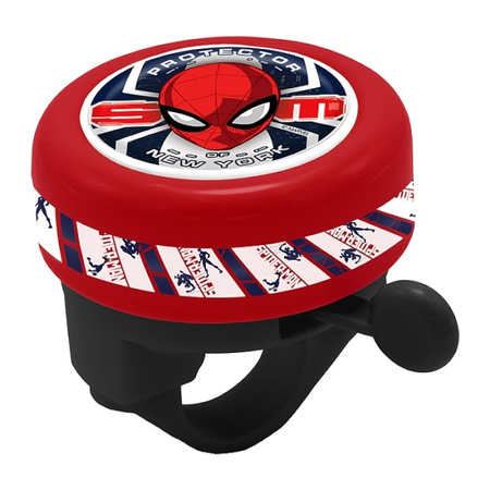 DZWONEK DO ROWERU DISNEY MARVEL SPIDER-MAN czerwony DZWONEK ROWEROWY