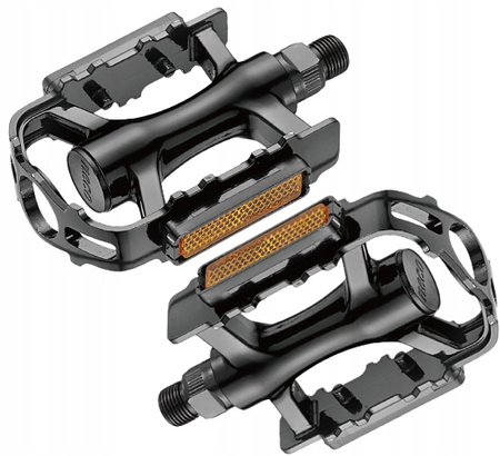 NECO PEDAŁY ROWEROWE ALUMINIOWE CZARNE Z ŁOŻYSKAMI