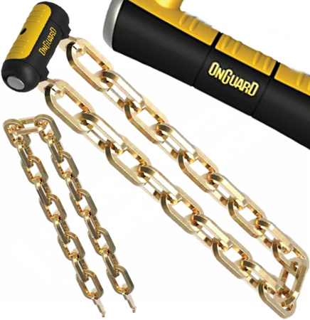 OnGuard 8133 Blokada roweru ŁAŃCUCH ZAPIĘCIE 120x8