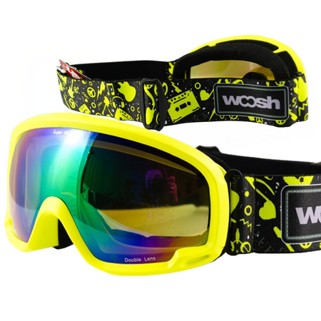 GOGLE NARCIARSKIE DZIECIĘCE GOGLE SNOWBOARDOWE REVO SHIFT NIEPARUJĄCE