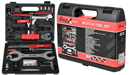 ZESTAW NARZĘDZI PROX ZESTAW KLUCZY ROWEROWYCH WALIZKA 26 ELEMENTÓW