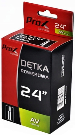 Dętka 24 x 1,75/1,95/2,0/2,125 AV 48 mm PROX