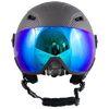 KASK NARCIARSKI Z SZYBĄ GOGLAMI REVO SHIFT KASK SNOWBOARDOWY L +GRATIS