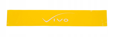 VIVO Guma oporowa do ćwiczeń 600x50x0,4mm żołta