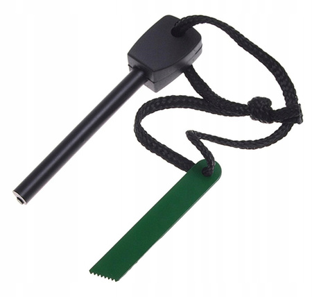 KRZESIWO MAGNEZOWE SURVIVAL ZAPALARKA ROZPAŁKA MIN