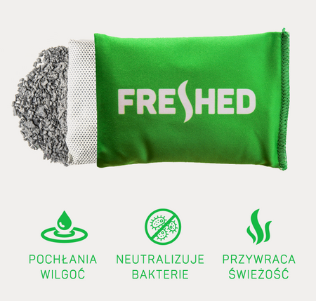 Odświeżacz do butów Freshed Green Moro 2 saszetki zapachowe neutralizator