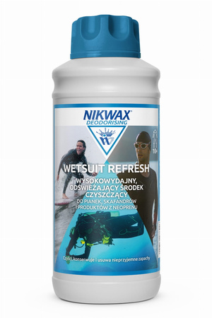 Nikwax Wetsuit Refresh 1L Płyn Do Czyszczenia Pianek Neoprenowych Odświeża