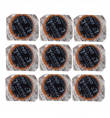 EXPAND EXPRES zestaw 9 okrągłych łatek rowerowych