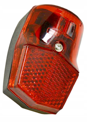 XC114 LAMPKA ROWEROWA LED Z ODBLASKIEM NA BŁOTNIK