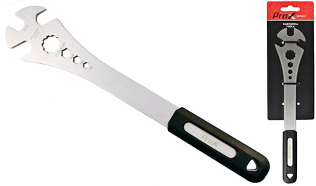 KLUCZ DO PEDAŁÓW 15mm DŁUGI 320mm Wielofunkcyjny Uniwersalny ProX
