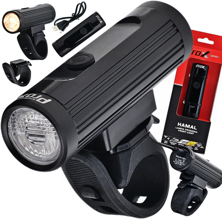 Zestaw Lampek Rowerowych Przód+Tył 600 LM USB PROX HAMAL SET + ZETA S 80 LM