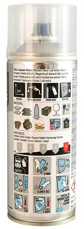 MASTON LAKIER BEZBARWNY SPRAY WYSOKI POŁYSK 400ml