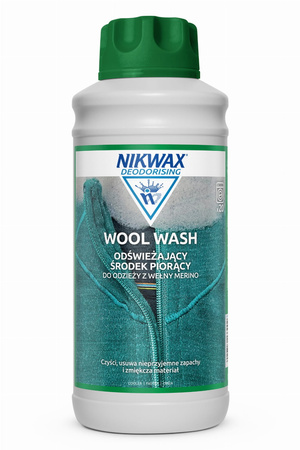 NIKWAX Wool Wash Płyn do Prania Wełny Merino Bielizna Termoaktywna 1 Litr