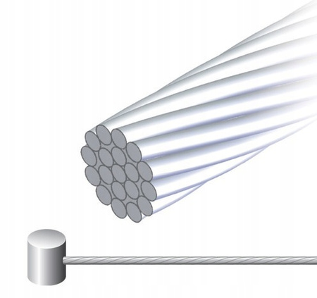 JAGWIRE linka hamulca 1,6 x 2000 mm NIERDZEWNA
