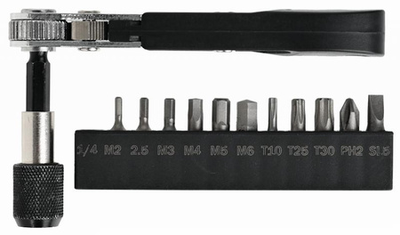 Multitool PROX Zestaw Kluczy Rowerowych GRZECHOTKA KIESZONKOWA 110MM KIT-17