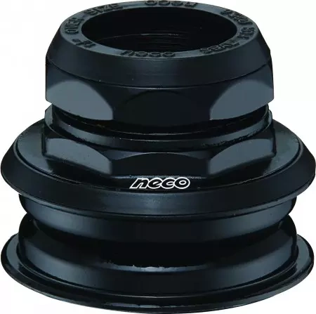 STERY KIEROWNICY NECO PÓŁZINTEGROWANE Klasyczne H128 Czarne GWINT 28,6 mm DO SPRAWDZENIA