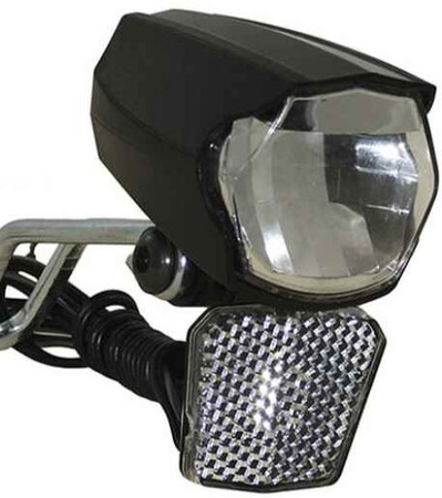 LAMPA ROWEROWA PRZEDNIA NA DYNAMO CZUJNIK ZMIERZCH