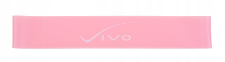 VIVO Guma oporowa do ćwiczeń 600x50x0,6mm różowa