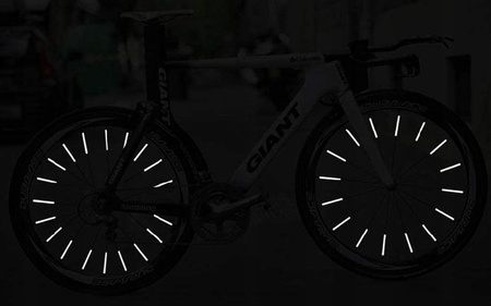 Odblaskowe Nakładki Na Szprychy 3M 12 szt. Odblaski Rurki Na Szprychy