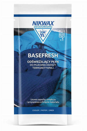 NIKWAX BaseFresh Płyn Pielęgnujący Bielizna Termoaktywna Odświeżacz 50 ml